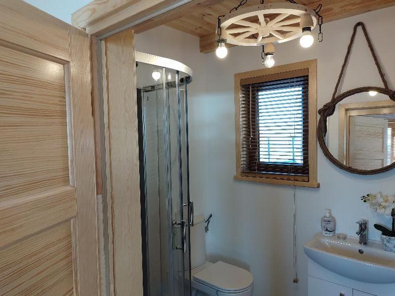Kalinowy Sad Domki Z Jacuzzi I Sauna Mikołajki Exteriér fotografie