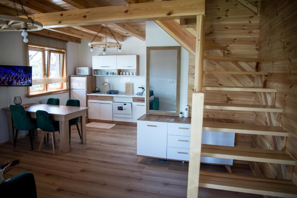 Kalinowy Sad Domki Z Jacuzzi I Sauna Mikołajki Exteriér fotografie